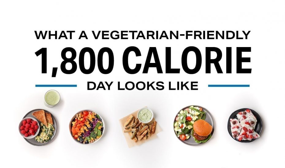 1800卡路里的一天是什么样的素食主义者啊