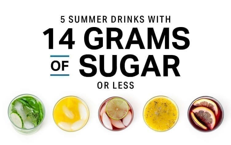 5种含糖14克或以下的夏季饮料
