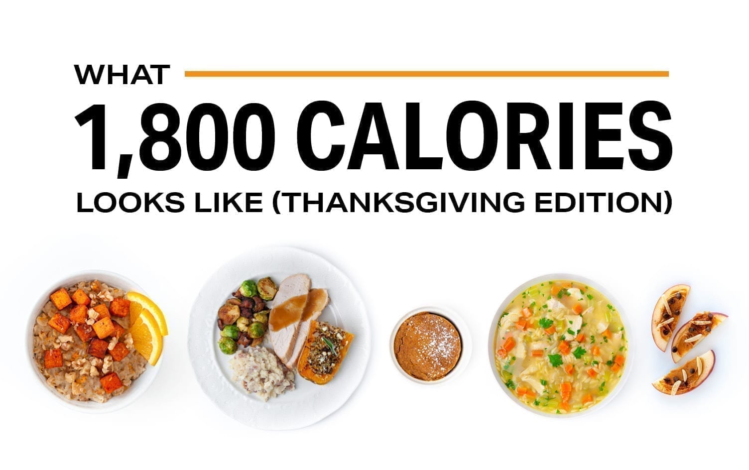 感恩节的1,800卡路里看起来像什么
