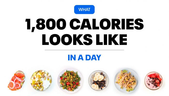 1,800卡路里的一天是什么样的