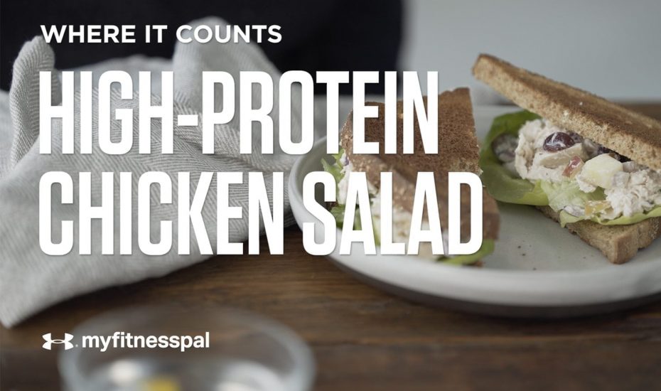 高蛋白质鸡肉沙拉