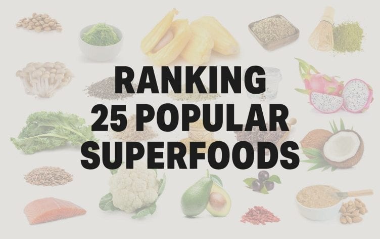 排名最受欢迎的25种超级食物[信息图表]