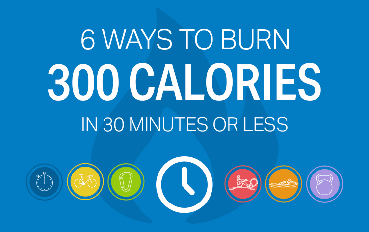 在30分钟内燃烧300卡路里的6种方法