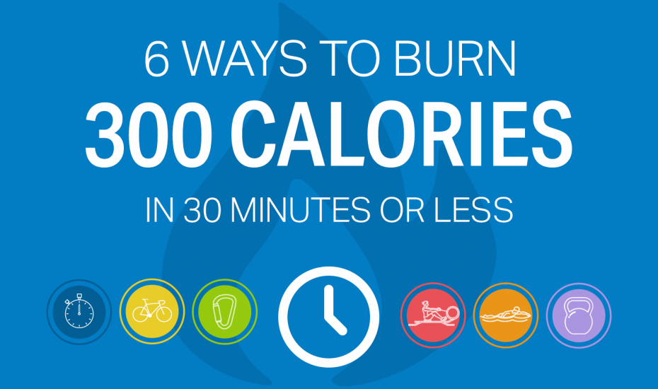 30分钟或更短的6种燃烧300卡路里的方法