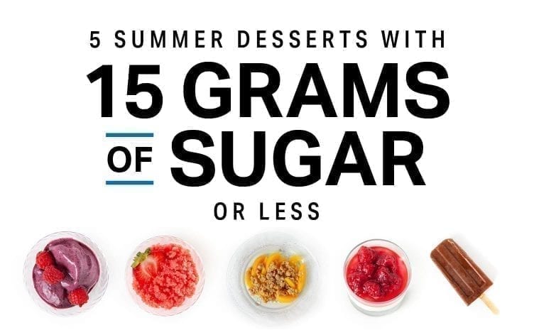 5份含15克或更少糖的夏季甜点