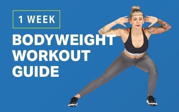 你可以随时随地锻炼一周的体重指南