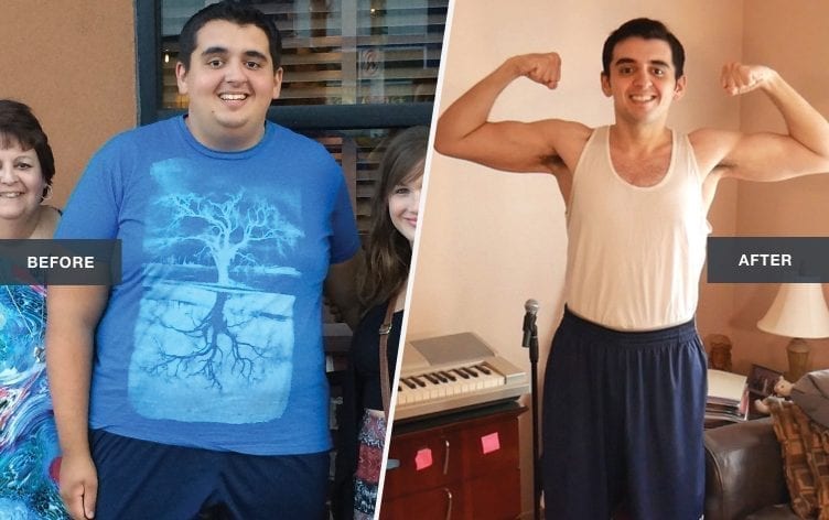 在经历了一生的欺凌和体重偏见后，肖恩减掉了130磅