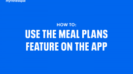 如何在应用程序上使用进餐计划功能