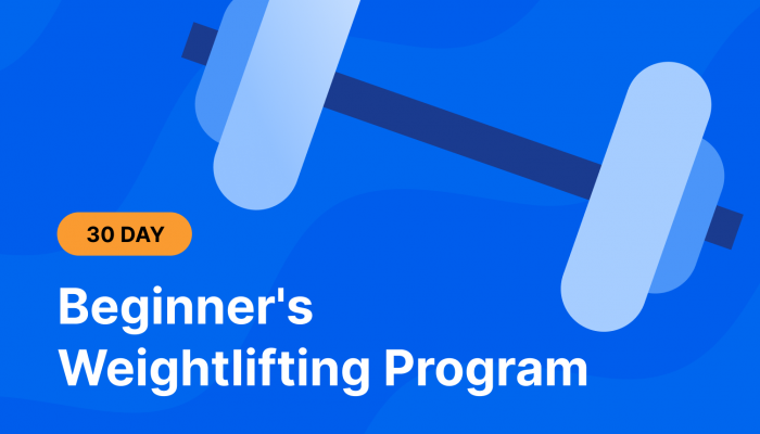30-Day Beginner’s Weightlifting Program